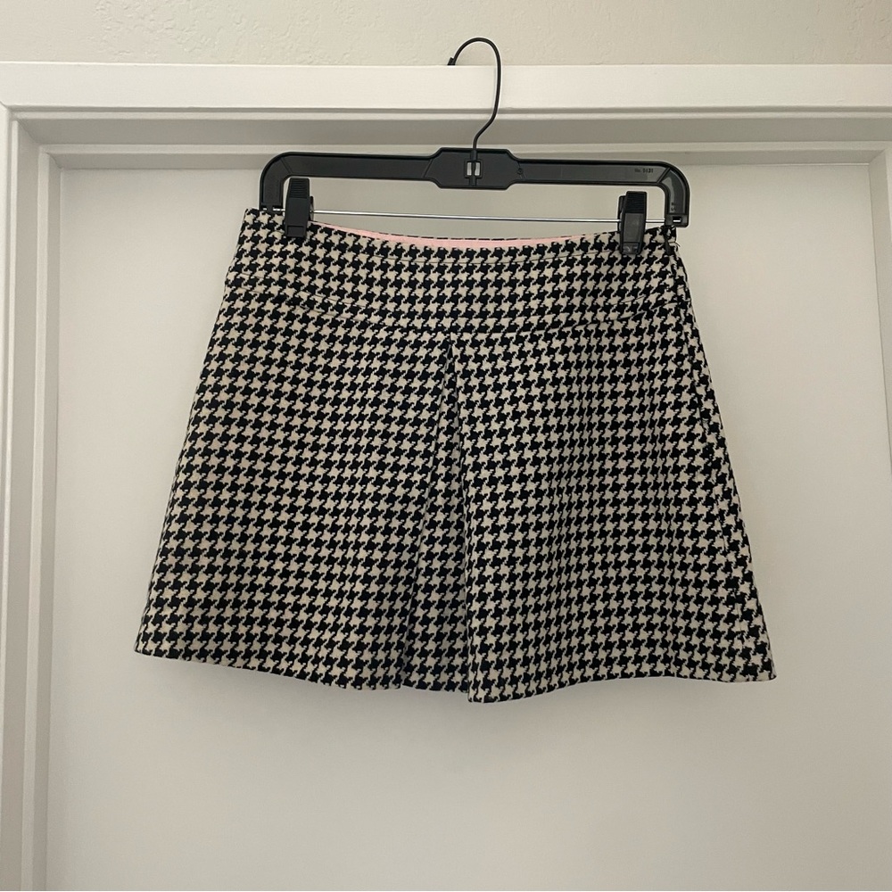 Trina Turk Houndstooth Mini Skirt